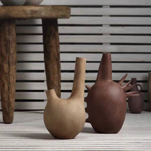 Vase Céramique Gyroscopique — Forme Organique Irrégulière