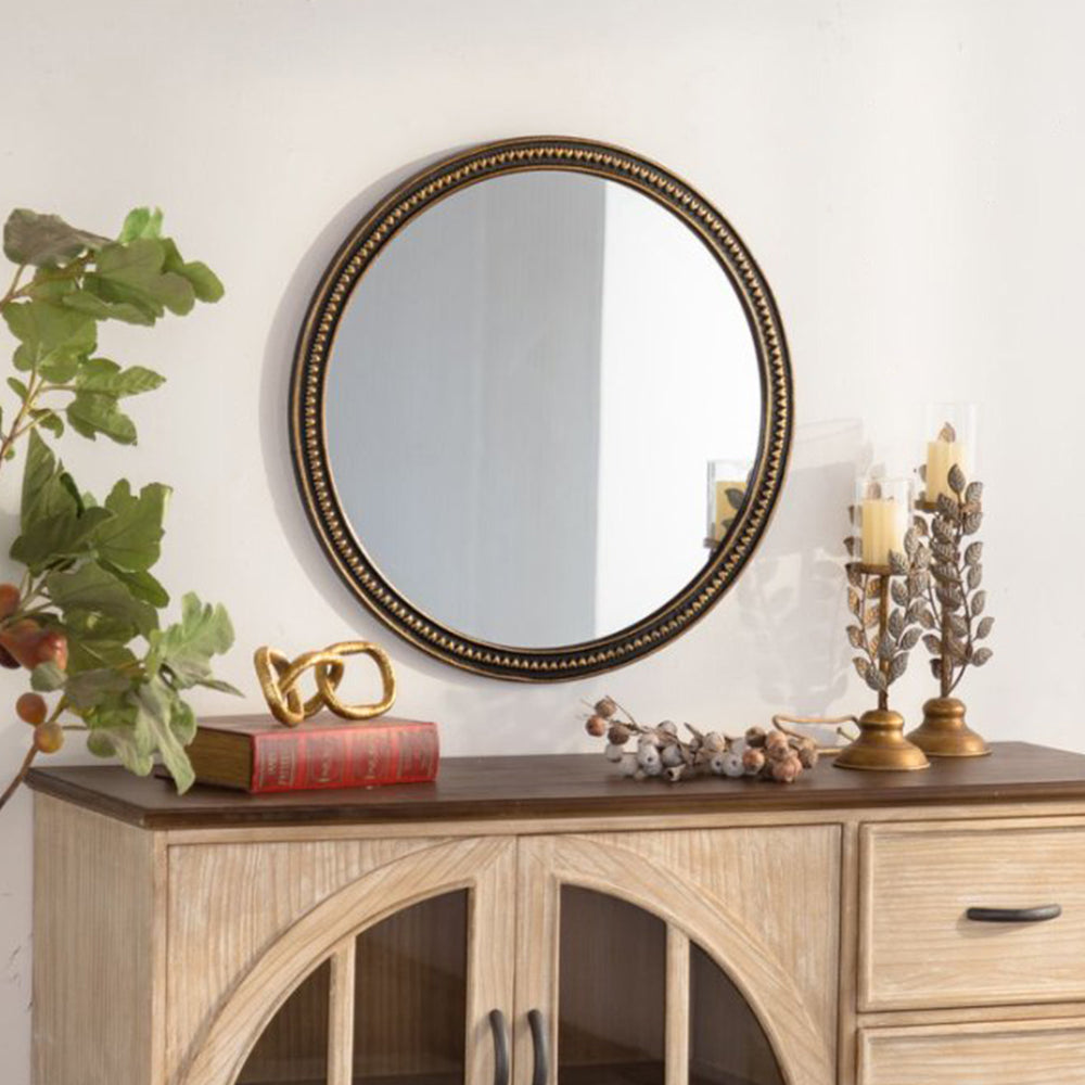 Miroir Soleil Doré Mural | Style Bohème Chic