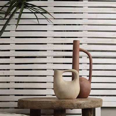 Vase Céramique Gyroscopique — Forme Organique Irrégulière